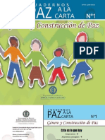 Cuadernos Paz A La Carta - Género y Construcción de Paz