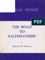 .The Road To Salesmanship