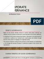 Corporate Governance Introduction