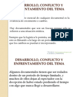 Desarrollo Conflicto y Enfrentamiento Del Tema PDF