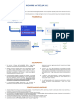 Comunicado Inicio Prematricula