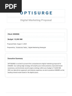 OPTISURGE Digital Marketing Proposal