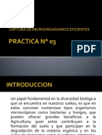 PRACTICA #03 Captura de Microorganismos