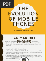 Evolution of Mobile Phones Updated