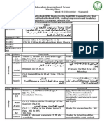 Education International School Weekly Plan: Social: (Ch:2 L 4+L5) :Pgs.31 To 42