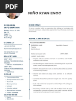 Blue Simple Professional CV Resume