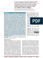 Effect of Soil Mixing Ratios and Pot Size On Early Seedling Growth Performance of Selected Tree Species Under Nursery Condition at Harar, Ethiopia