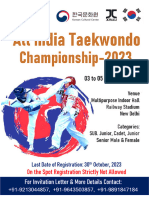 All India Taekwondo Championship PDF