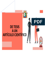 Diapositivas Tesis A Articulo Cientifico PDF