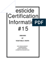 Pesticide Certification Information # 1 5: Diseases OF Vegetable Crops