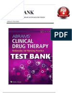 Abrams Clinical Drug Therapy Rationales For Nursing Practice 12th Edition Geralyn Frandsen Test Bank