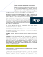 Relaciones Entre El Espíritu Empresarial y El Desarrollo Socioeconómico