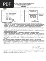 Admit Card SZDO SL No. 17601 - 17800