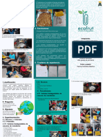 Folleto Tríptico Ecofrut