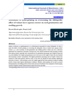 Assessment of Hydro-Priming On Overcoming The Allelopathic Effect of Walnut Leave Aqueous Extract On Seed Germination and Seedling Growth