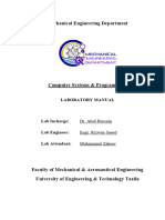 Computer System & Programming Lab Manual New