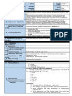 DAILY LESSON PLAN-Illustrating Rational Algebraic Expressions