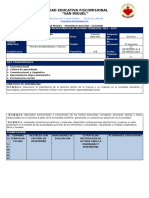 Planificacion Del Segundo Trimestre Primero Química