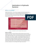 Water Contamination in Hydraulic and Lube Systems
