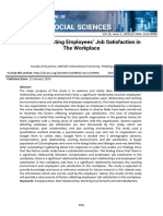 Factors Affecting Employees Job Satisfaction in The Workplace