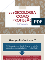 AULA 8 - A Psicologia Como Profissão