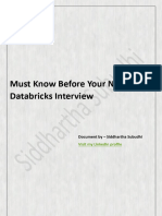 Must Know Before Your Next Databricks Interview