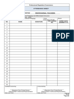 CPDD-12-B Attendance Sheet