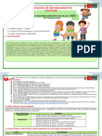 5°-Programación de Reforzamiento Iii Bimestre - 2024