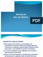 Article III-bill of Rights