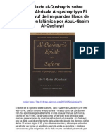 Epístola de Al Qushayris Sobre Sufismo Al Risala Al Qushayriyya Fi Al Tasawwuf de Ilm Grandes Libros de Civilización Islámica Por AbuL Qasim Al Qushayri - Averigüe Por Qué Me Encanta!