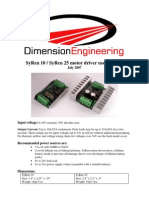 Syren 10 / Syren 25 Motor Driver User'S Guide: July 2007