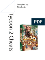 Zoo Tycoon 2 Cheats