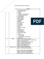 HY Syllabus Class 12 - 2024-25