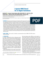 Intrusion Detection Against MMS-Based Measurement Attacks at Digital Substations