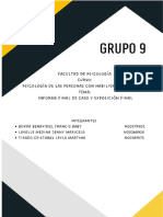 Anamnesis, Informe Psicológico y Plan de Intervención en Personas Con Habilidades Diferentes