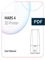 ELEGOO MARS 4 MSLA Photocuring 3D Printer User Manual Version