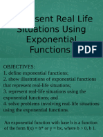 Represent Real-Life Situations Using Exponential Function