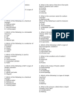 Grade 6 Science Quiz Bee Questions