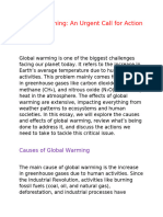 Global Warming English