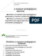 Powerpoint Modelos e Espaços Pedagógicos - Tae 10