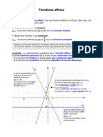 Fonctions Affines (2nde)