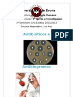 Trabalho Antibióticos