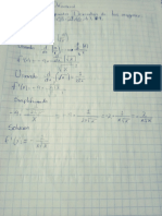 Calculo Derivada Ejercisios