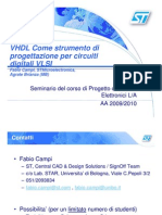 VHDL Come Strumento Di Progettazione Per Circuiti Digitali VLSI