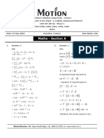 12th - Batch - Astar To A5 - Paper-1 - Solution