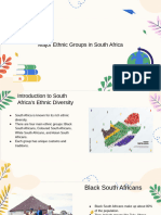 Different Culture Groups in SA, TERM 3 - 4th Grade