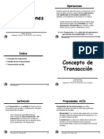 Unidad IV. Transacciones SQL