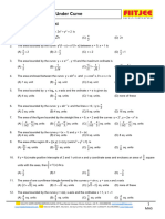 Area Under Curve - (MAINS)