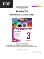 Planeación 3er Grado Segundo Trimestre