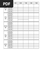 Horario Semana de Provas - 4 Bimestre